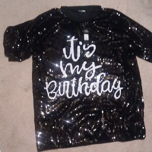 Fashion Nova Black Sequin Midi Dress